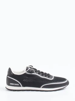 Candice Cooper – Sneaker aus Textil und Veloursleder schwarz
