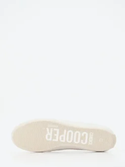 Candice Cooper – Sneaker aus geprägtem Leder rosémetallic