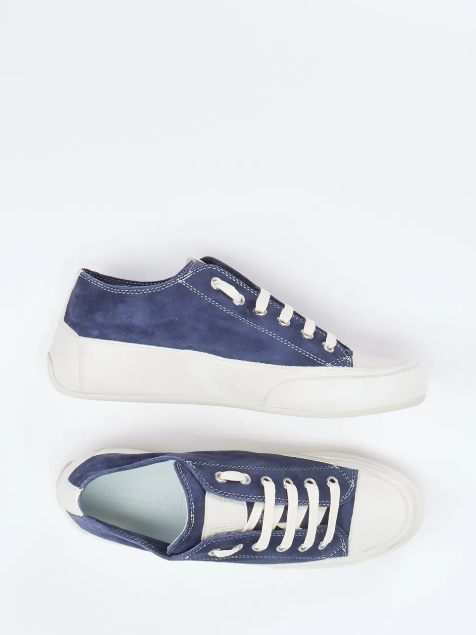 Candice Cooper – Sneaker aus Veloursleder Dunkelblau
