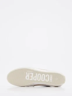 Candice Cooper – Sneaker aus Metallicleder in Grau