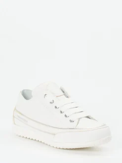 Candice Cooper – Sneaker aus Lammleder Weiß