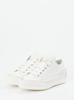 Candice Cooper – Sneaker aus Lammleder Weiß