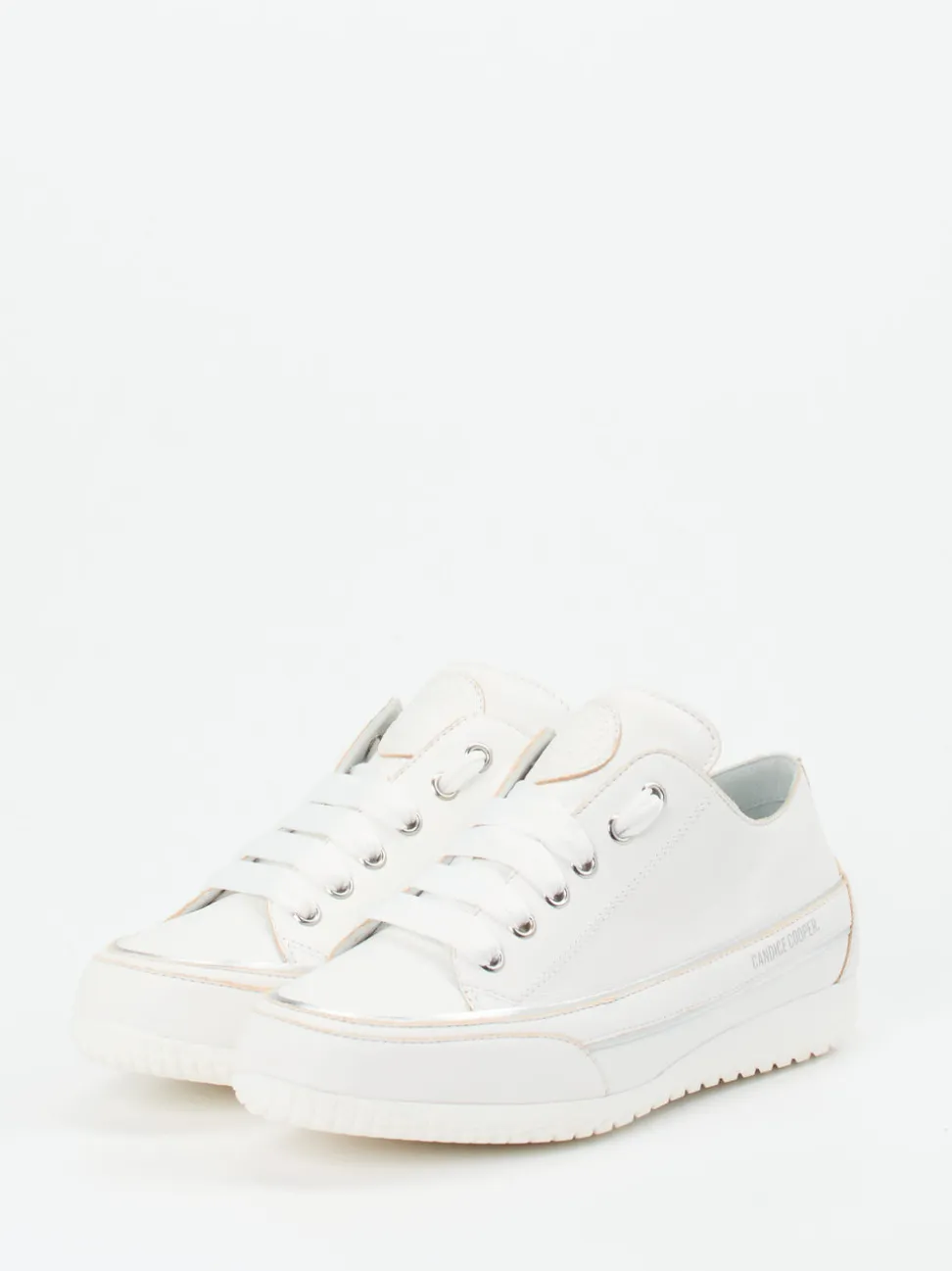Candice Cooper – Sneaker aus Lammleder Weiß