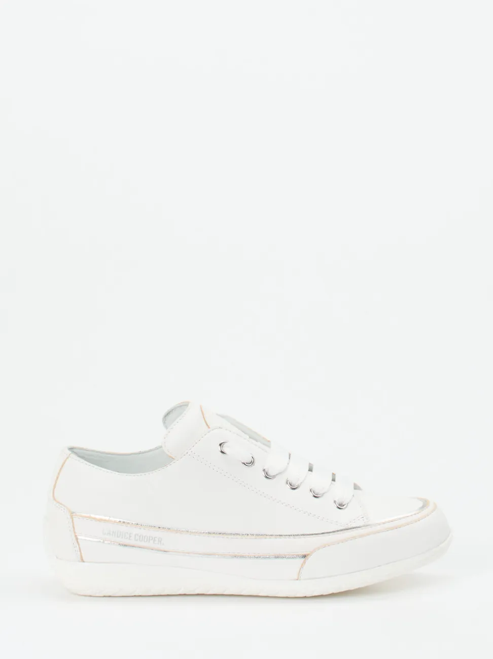 Candice Cooper – Sneaker aus Lammleder Weiß