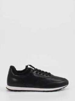 Candice Cooper – Sneaker aus Lederimitat schwarz gefüttert