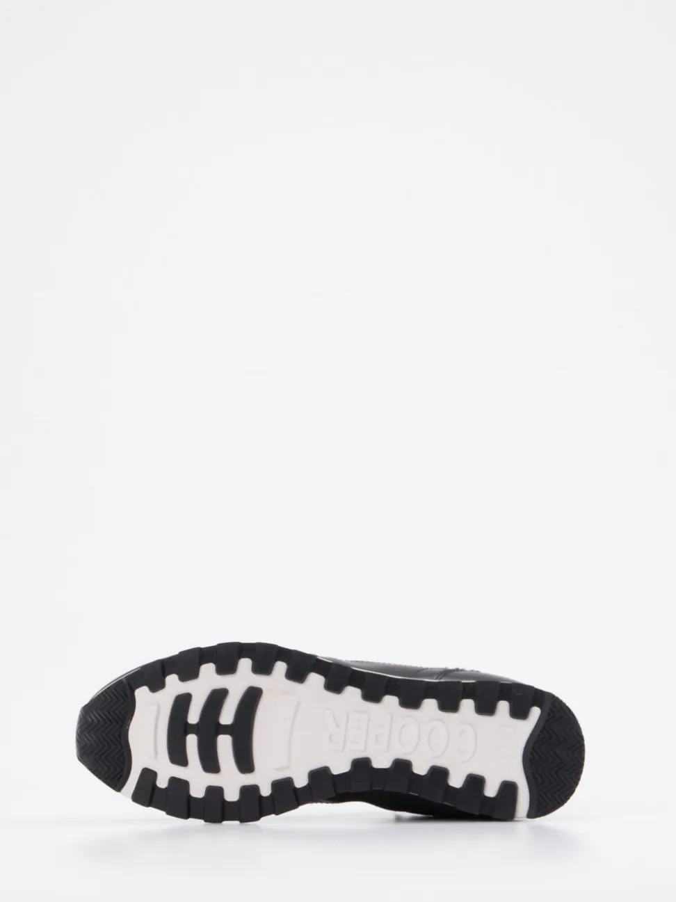 Candice Cooper – Sneaker aus Lederimitat schwarz gefüttert