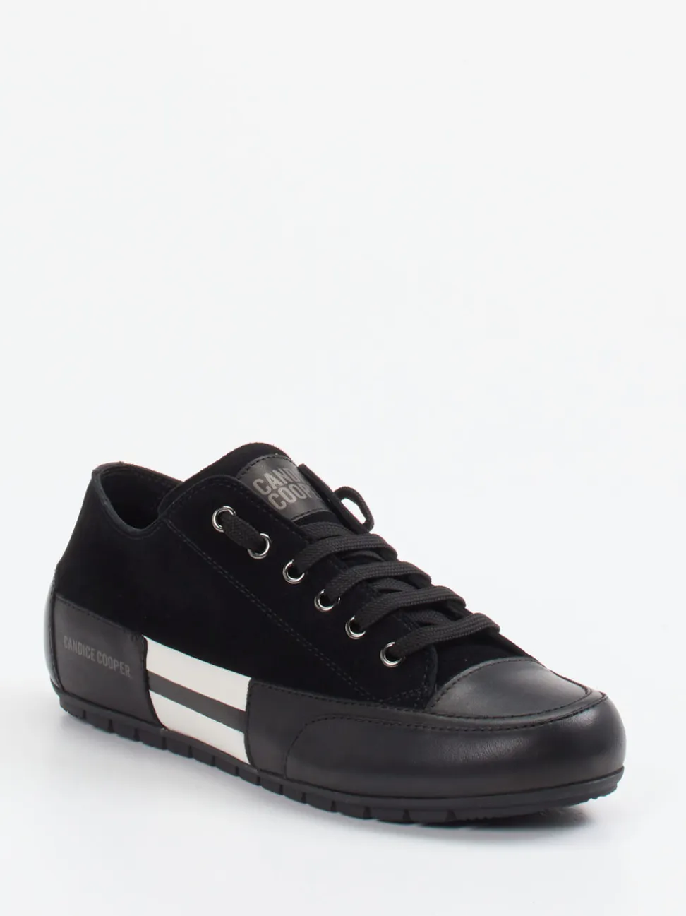 Candice Cooper – Sneaker aus Leder in Schwarz