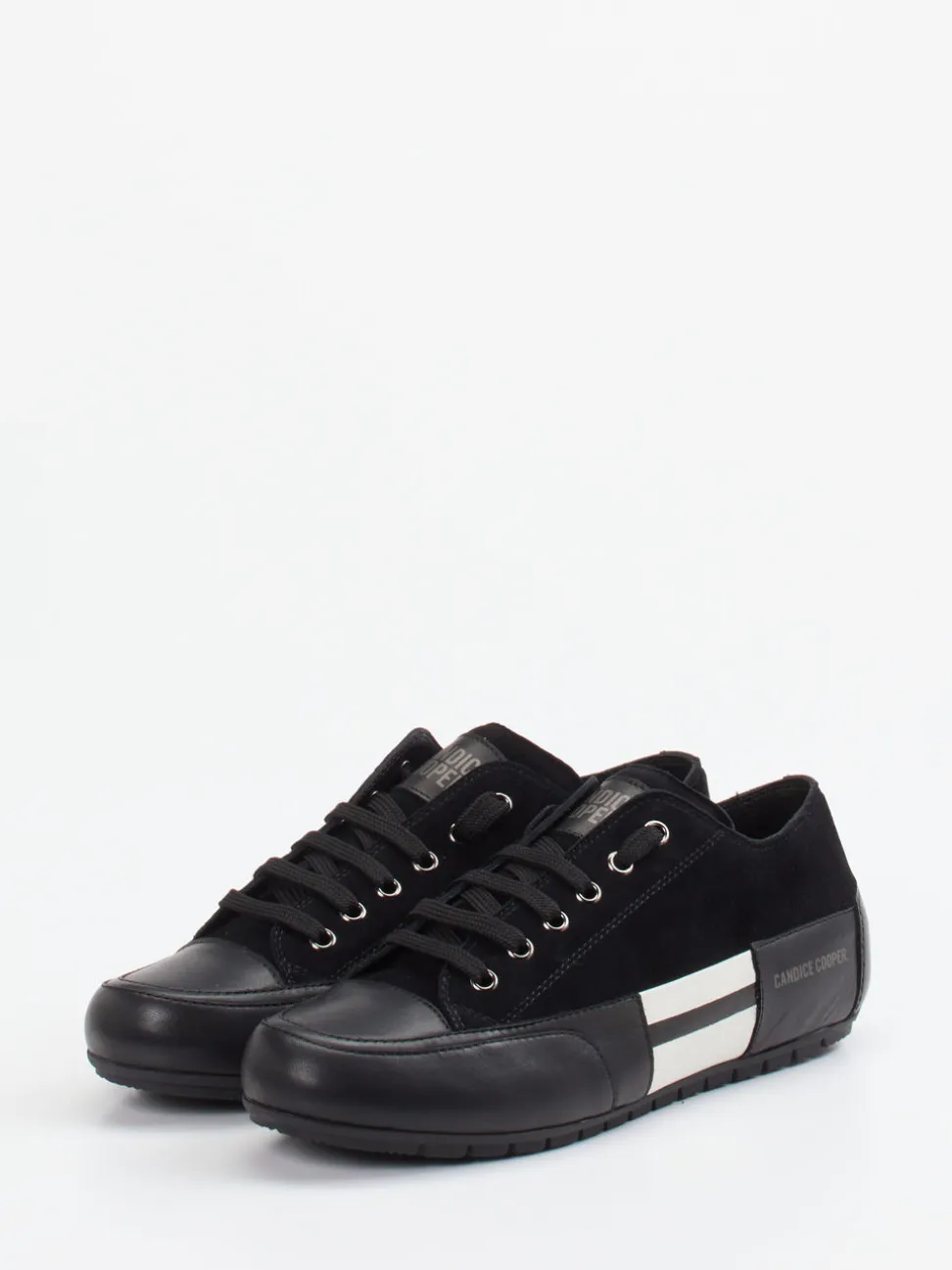 Candice Cooper – Sneaker aus Leder in Schwarz