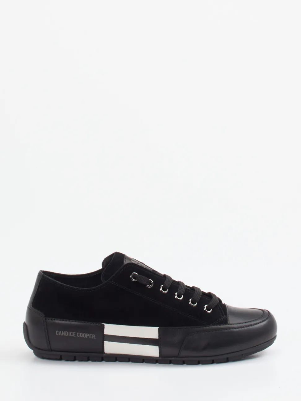 Candice Cooper – Sneaker aus Leder in Schwarz