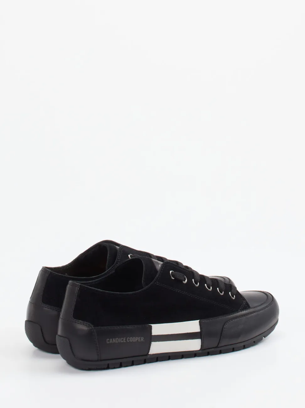 Candice Cooper – Sneaker aus Leder in Schwarz