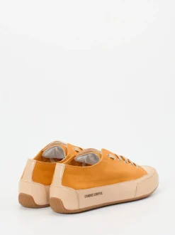 Candice Cooper – Sneaker aus Veloursleder Hellbeige