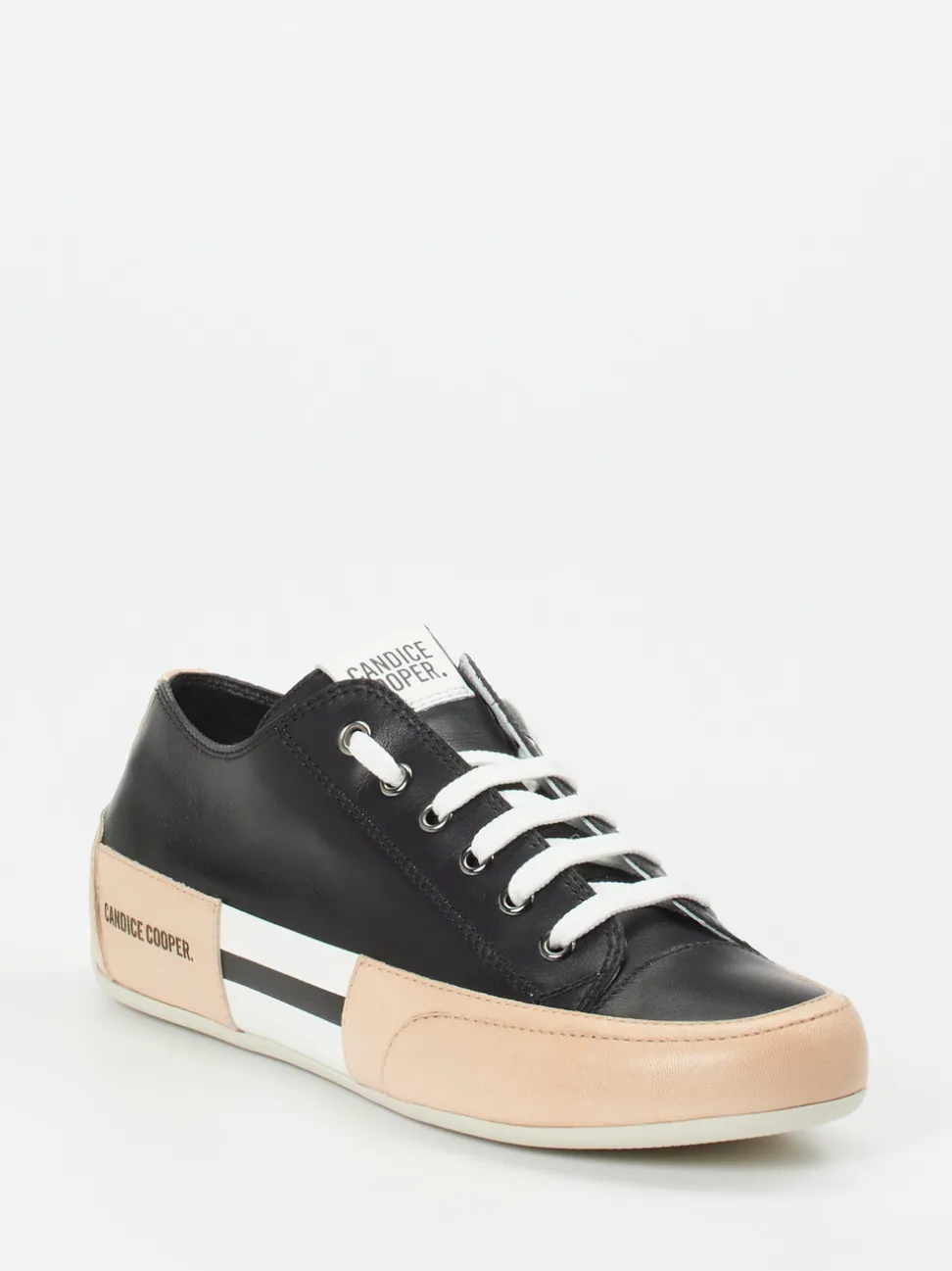Candice Cooper – Sneaker aus Lammleder Schwarz