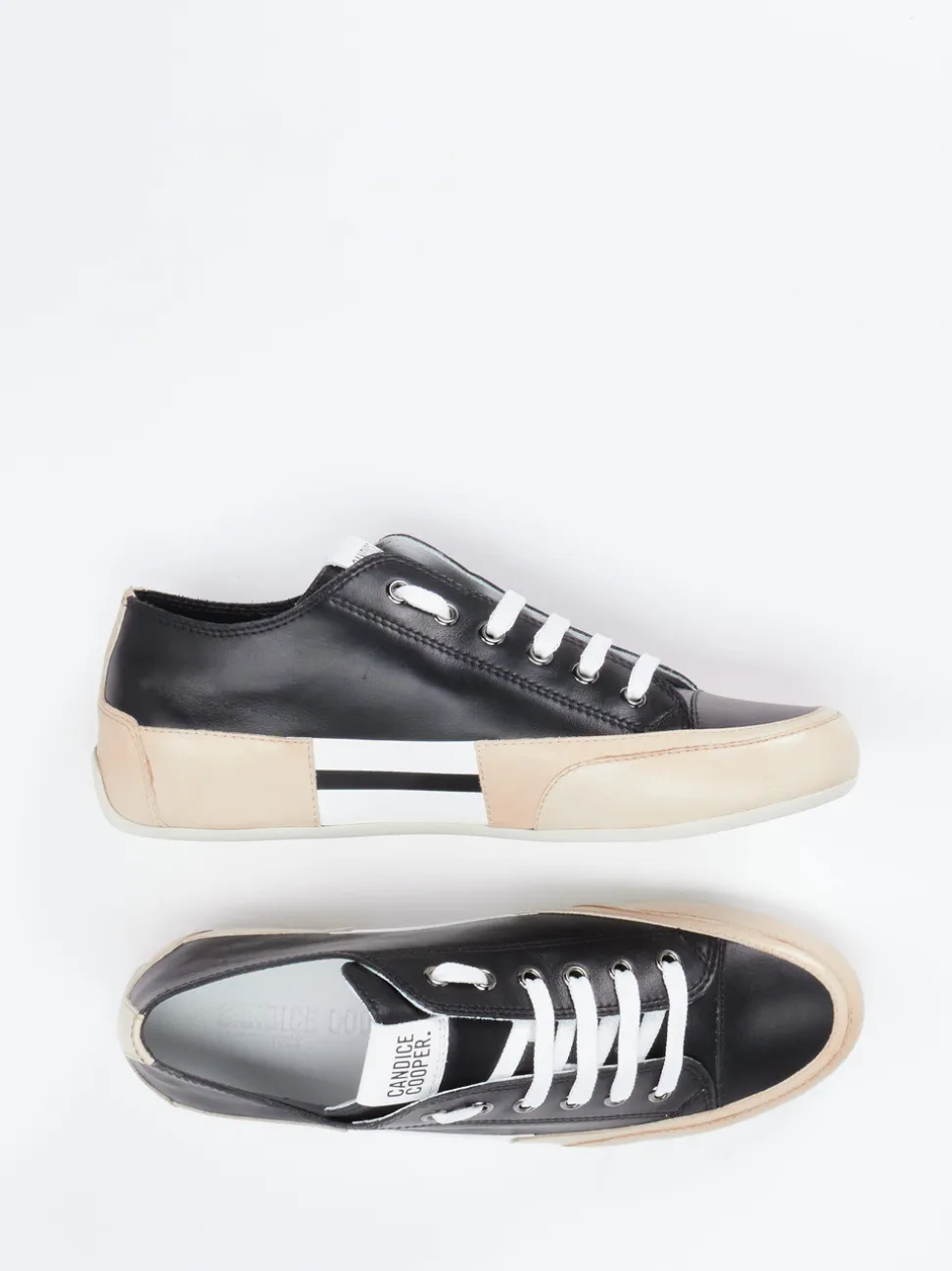 Candice Cooper – Sneaker aus Lammleder Schwarz
