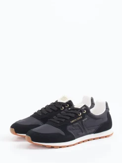 Candice Cooper – Sneaker aus Veloursleder und Nylon schwarz