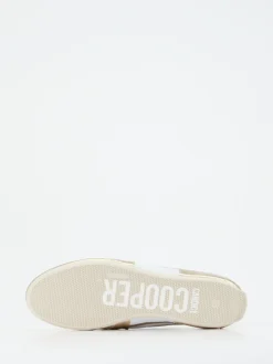 Candice Cooper – Sneaker aus Metallicleder goldfarben