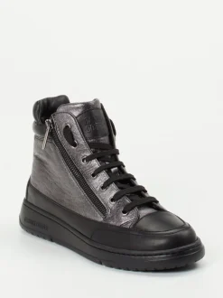 Candice Cooper – Sneaker aus Kalbleder in Anthrazit