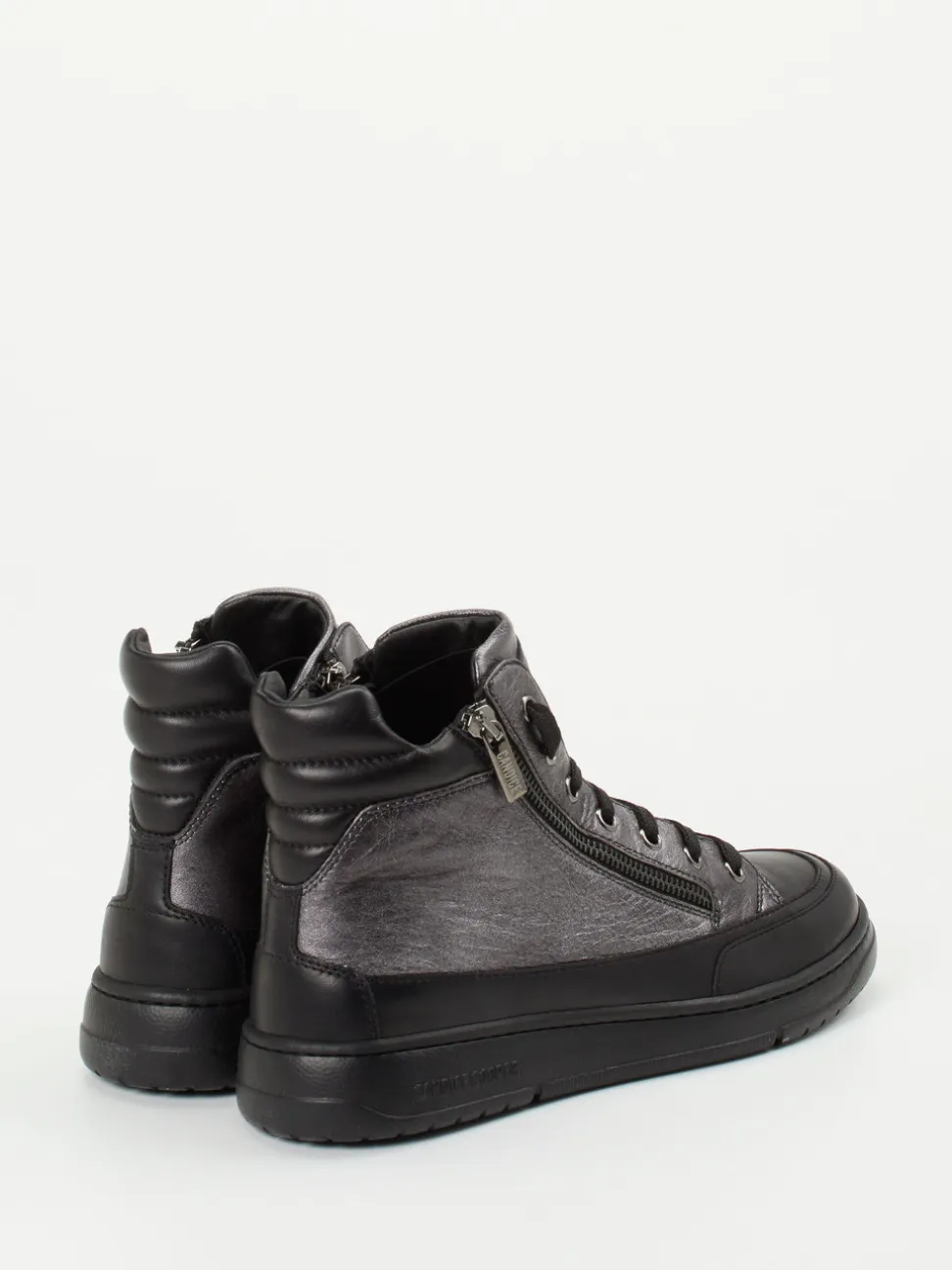 Candice Cooper – Sneaker aus Kalbleder in Anthrazit
