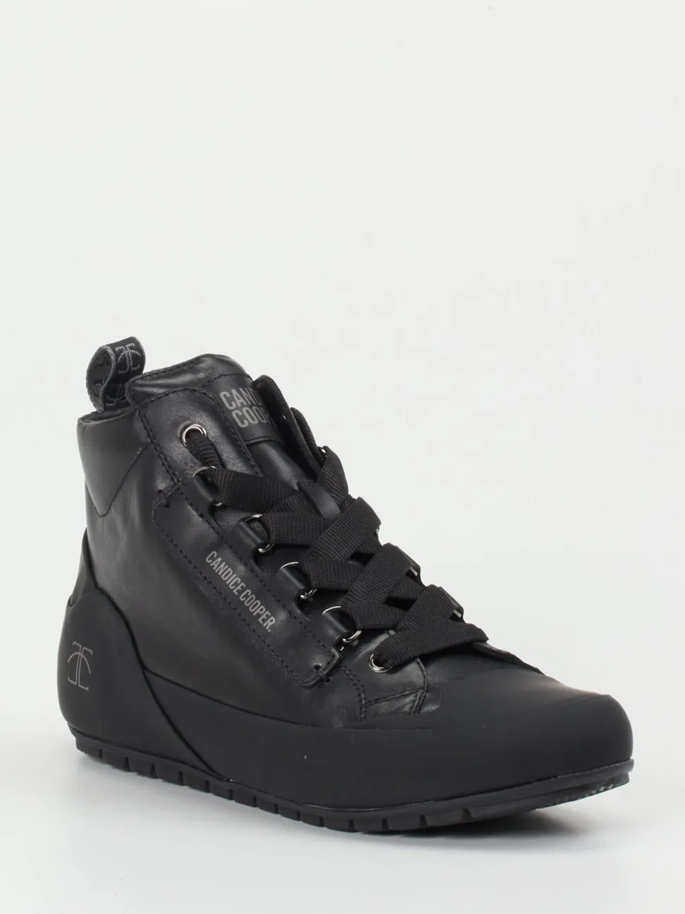 Candice Cooper – Sneaker aus Kalbleder in Schwarz