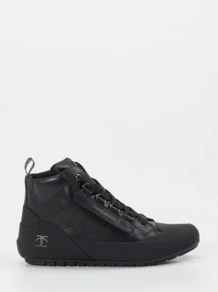 Candice Cooper – Sneaker aus Kalbleder in Schwarz