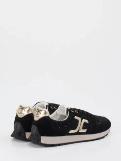 Candice Cooper – Sneaker aus Veloursleder & Textil Schwarz