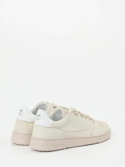 Candice Cooper – Sneaker aus Kalbleder und Veloursleder beige