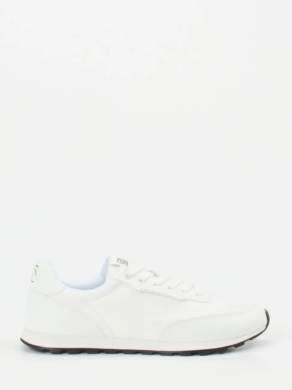 Candice Cooper – Sneaker aus Nylon und Glattleder weiß