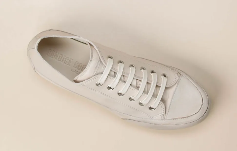 Candice Cooper – Sneaker aus Lammleder weiß