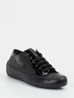 Candice Cooper – Sneaker aus Lackleder Schwarz