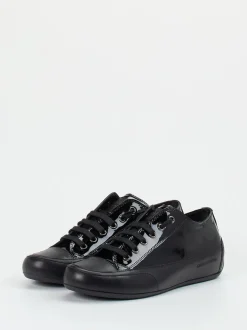 Candice Cooper – Sneaker aus Lackleder Schwarz