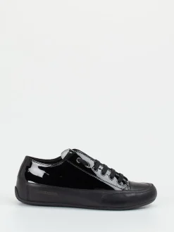 Candice Cooper – Sneaker aus Lackleder Schwarz