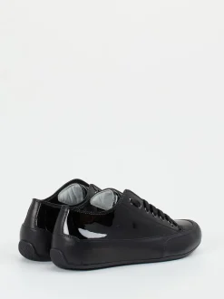 Candice Cooper – Sneaker aus Lackleder Schwarz