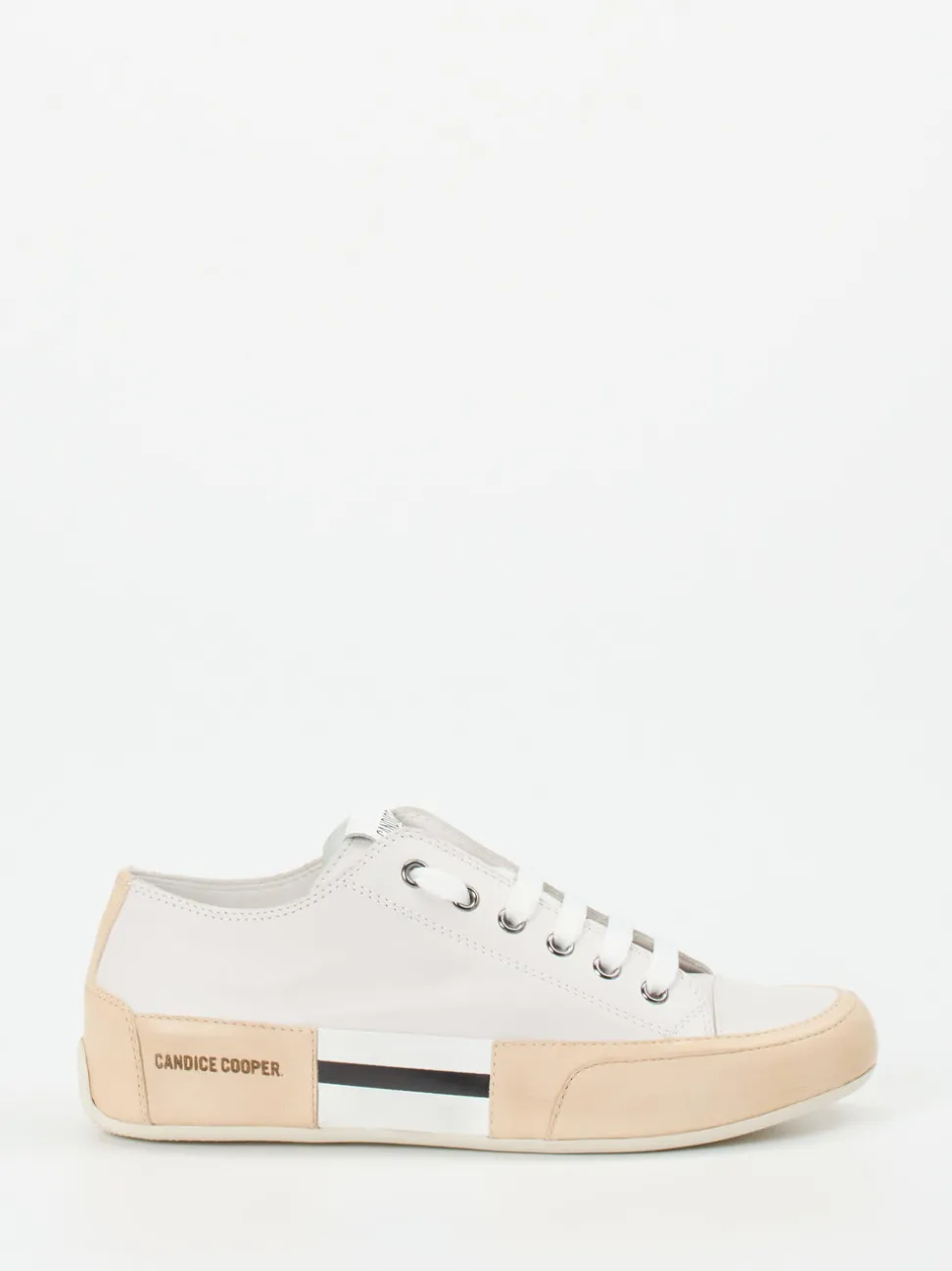 Candice Cooper – Sneaker aus Lammleder Offwhite