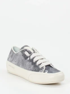 Candice Cooper – Sneaker aus Metallic mit Pailletten