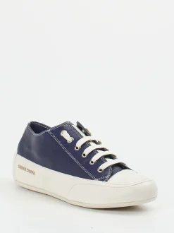 Candice Cooper – Sneaker aus Lammleder in Marineblau