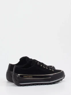 Candice Cooper – Sneaker aus Veloursleder Schwarz