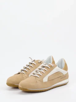 Candice Cooper – Sneaker aus Veloursleder Beige