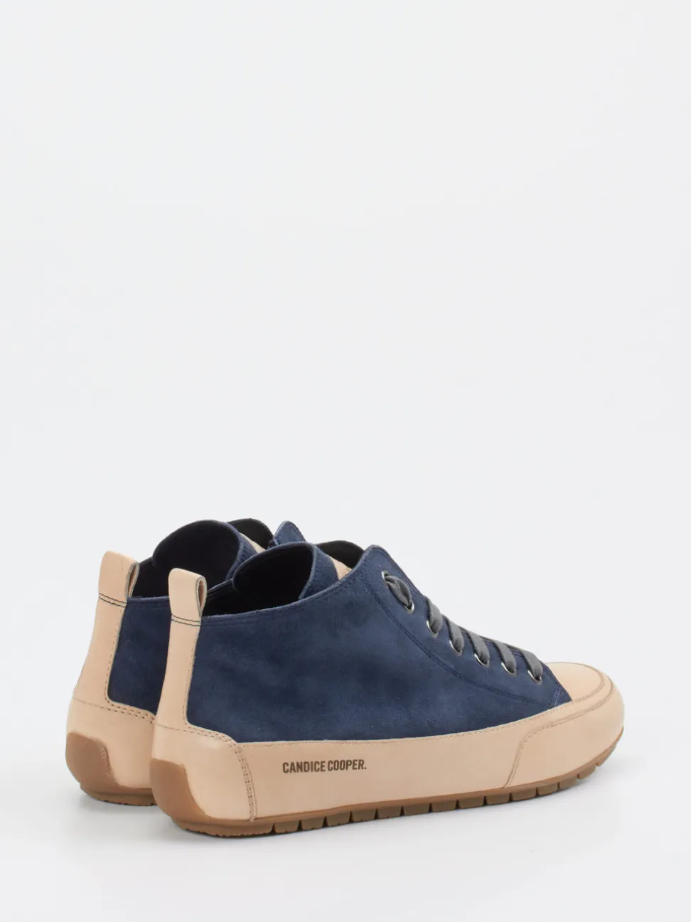 Candice Cooper – Sneaker aus Leder in Dunkelblau