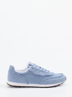 Candice Cooper – Sneaker aus Canvas Hellblau