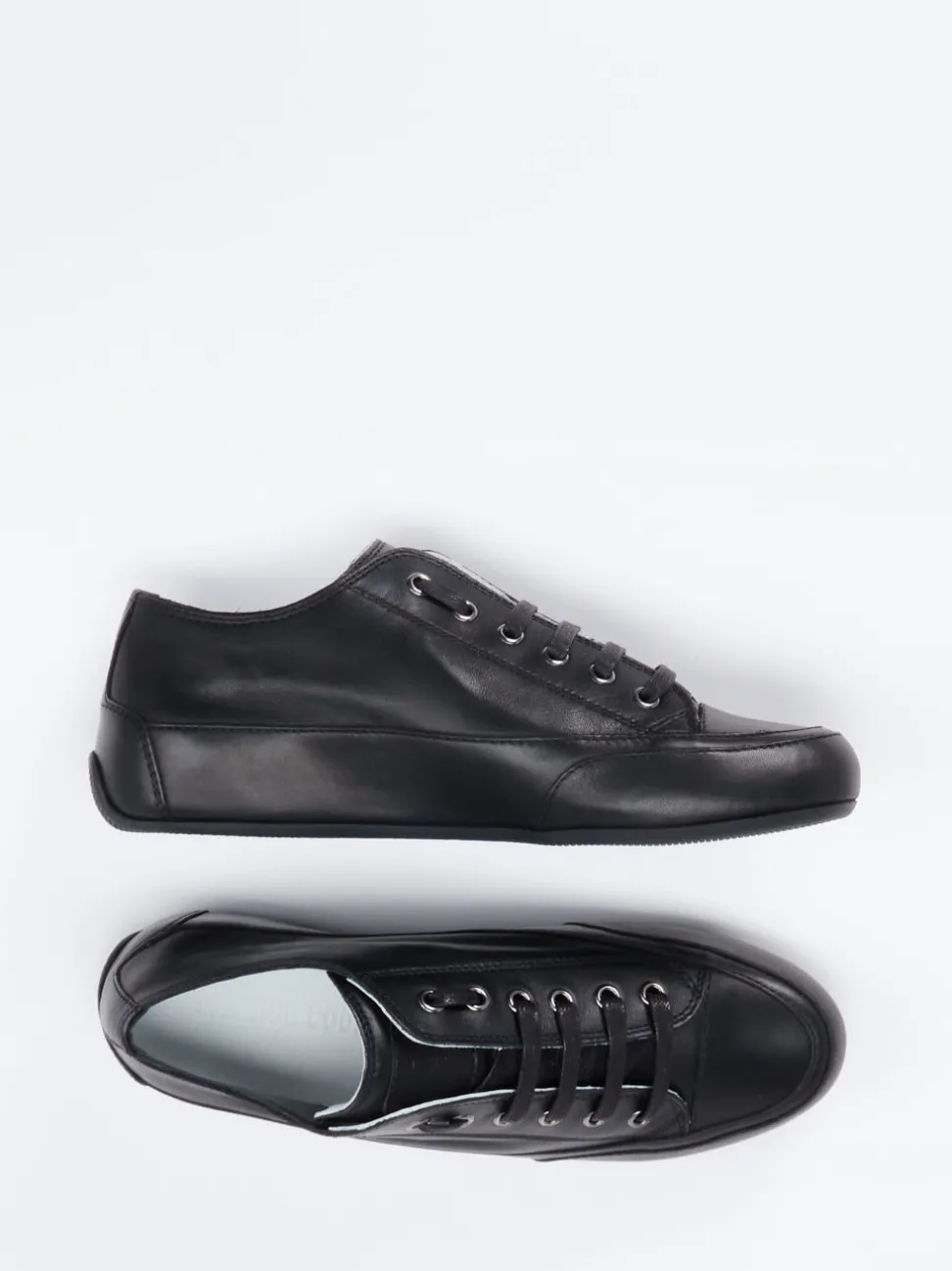 Candice Cooper – Sneaker aus Kalbleder schwarz