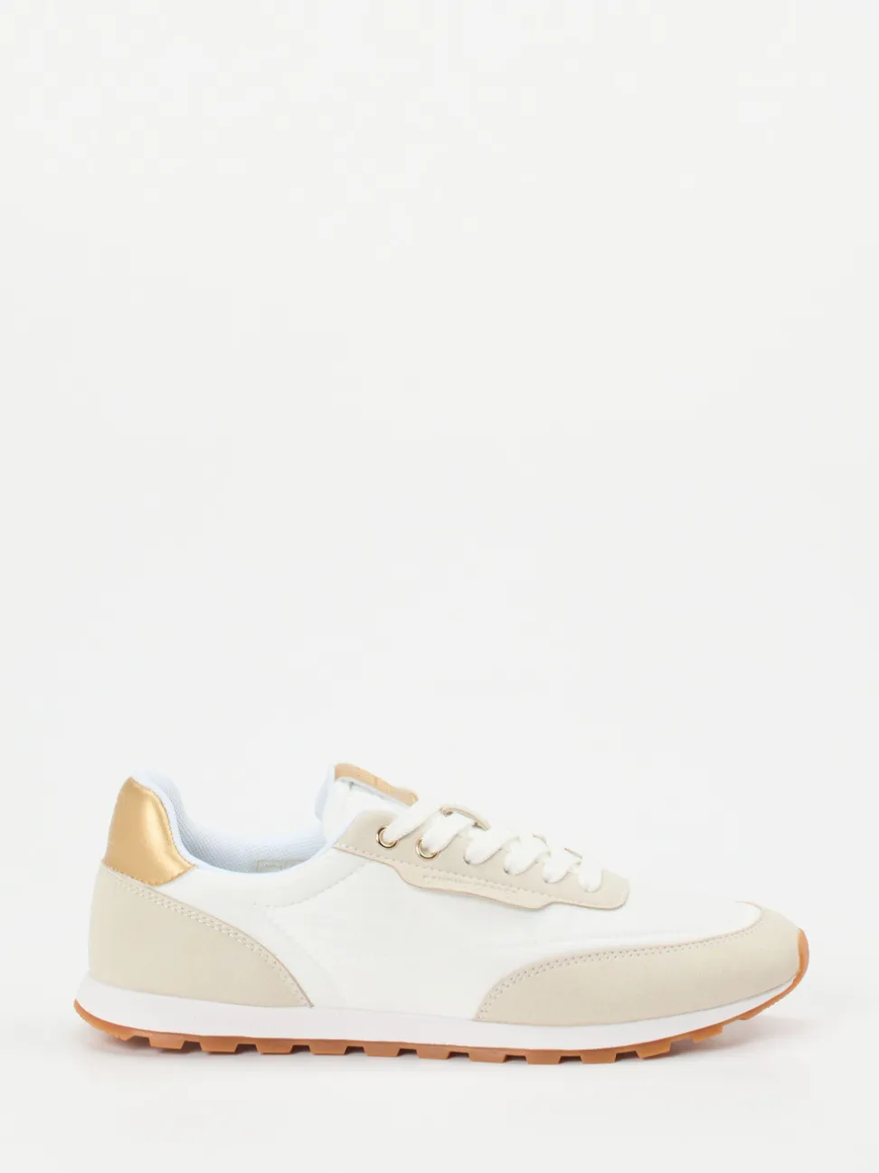 Candice Cooper – Sneaker aus Veloursleder und Textil Offwhite
