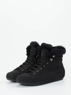 Candice Cooper – Stiefelette aus Nubukleder schwarz