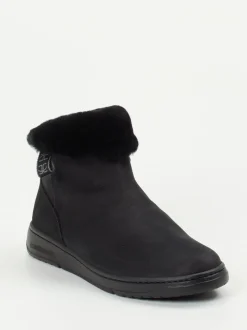 Candice Cooper – Stiefeletten aus Nubukleder Schwarz
