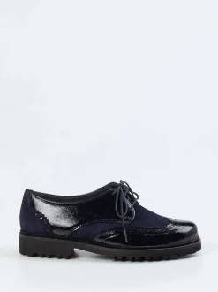 Christian Dietz – Brogues aus Lackleder und Veloursleder