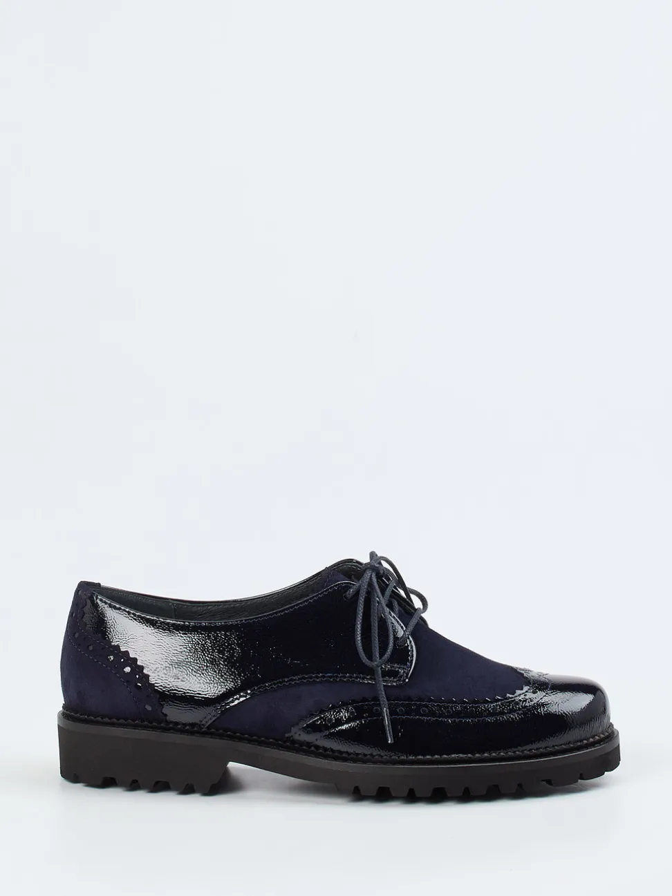Christian Dietz – Brogues aus Lackleder und Veloursleder
