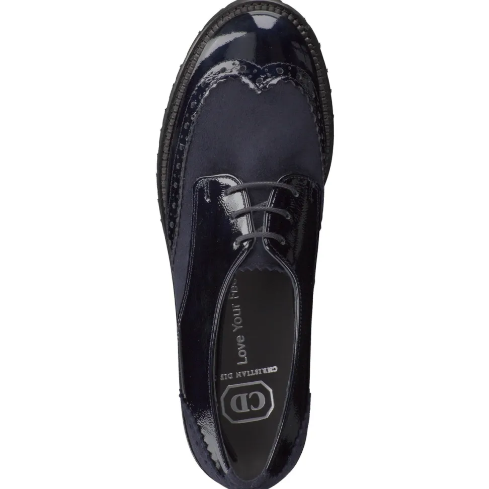 Christian Dietz – Brogues aus Lackleder und Veloursleder
