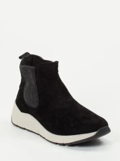 Christian Dietz – Chelsea Boots aus Veloursleder Schwarz