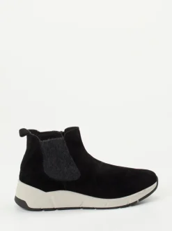 Christian Dietz – Chelsea Boots aus Veloursleder Schwarz