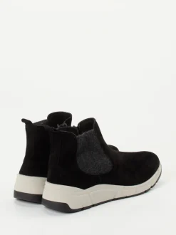 Christian Dietz – Chelsea Boots aus Veloursleder Schwarz