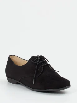 Christian Dietz – Derby-Schuhe aus Veloursleder schwarz