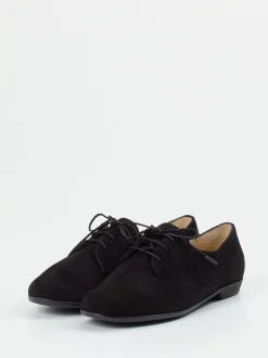 Christian Dietz – Derby-Schuhe aus Veloursleder schwarz